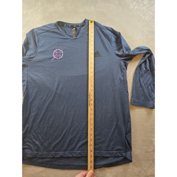 Adidas MLS Next Fest Long Sleeve Shirt Mens XL Blue Athletic Performance - Picture 6 of 8